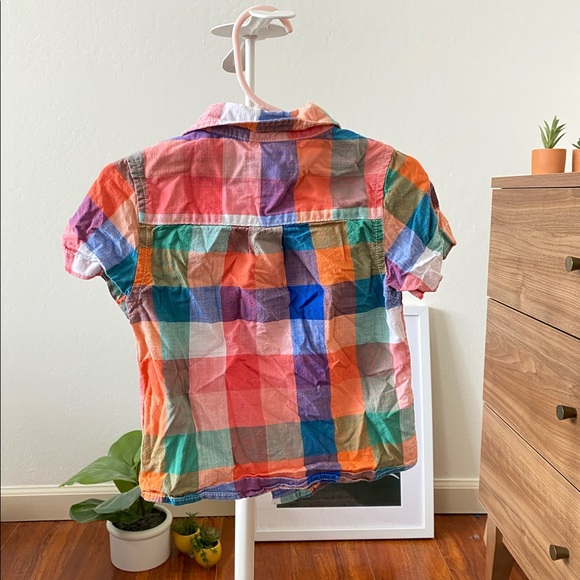 🦋 18 Month Cat & Jack Plaid Button Down Shirt 🦋 - Picture 3 of 6